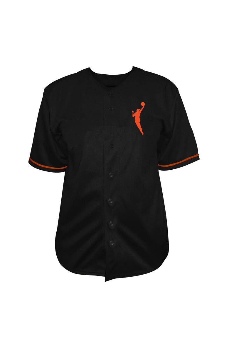Men's Fanatics  Black WNBA Big & Tall Full-Button Fashion Jersey, Alternate, color, Black