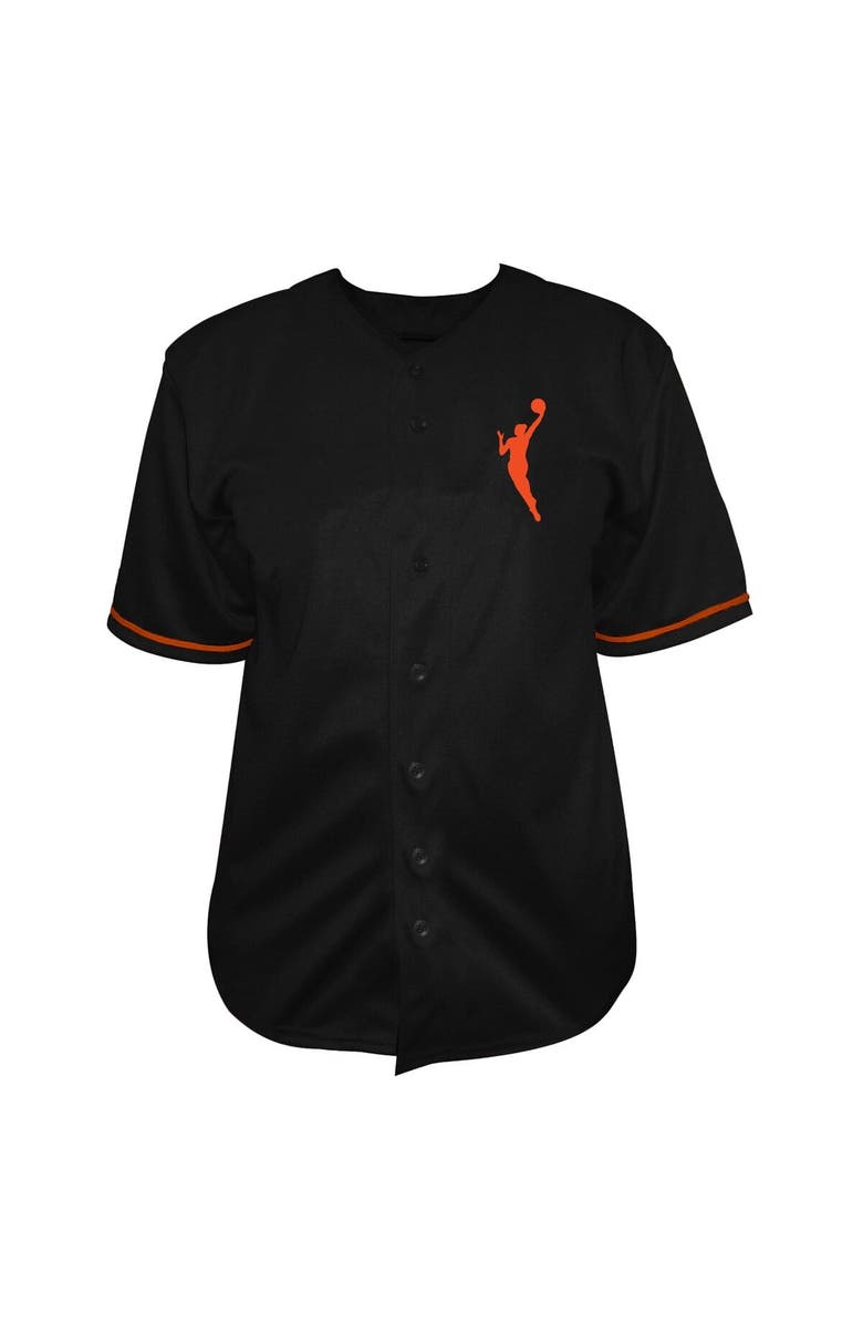 FANATICS Men's Fanatics  Black WNBA Big & Tall Full-Button Fashion Jersey, Alternate, color, Black