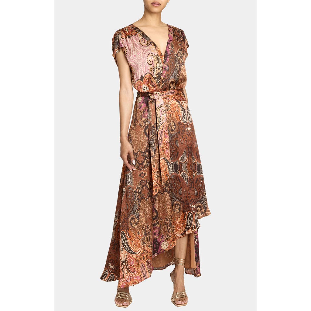Santorelli Fallon Midi Dress In Multi