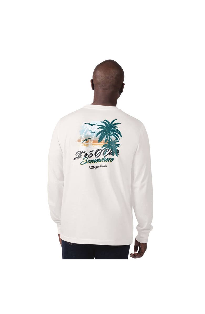 Margaritaville Men's Margaritaville Mint Philadelphia Eagles It's Five O'Clock Somewhere Long Sleeve T-Shirt, Alternate, color, 