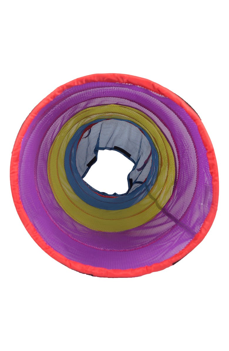 Pacific Play Tents 6-Foot See-Through Institutional Tunnel, Alternate, color, Purple Green Blue