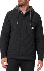 TravisMathew Grey Wave 2.0 Performance Quilted Jacket