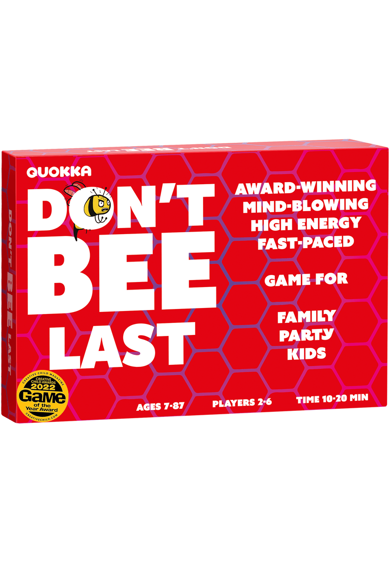 Dont Bee Last Card Game for Kids and Family - Fast-Paced Party Game, Main, color, Original