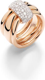 Pomellato Together Diamond Pavé Ring