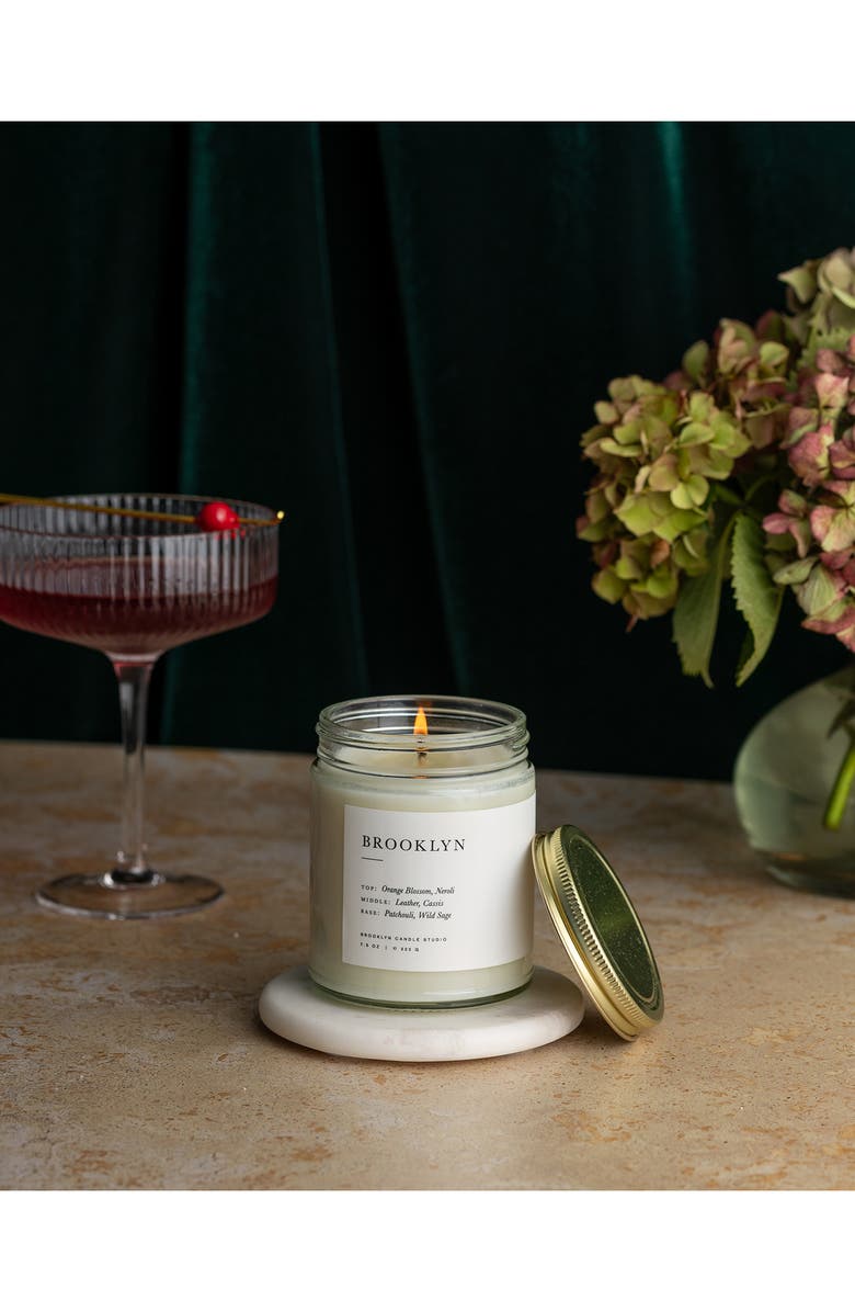 BROOKLYN CANDLE STUDIO Brooklyn Jar Candle, Alternate, color, White