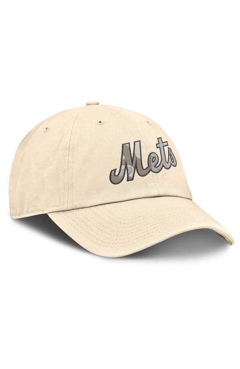 Nike Men's Nike Natural New York Mets Camo Pack Club Adjustable Hat, Alternate, color, Natural