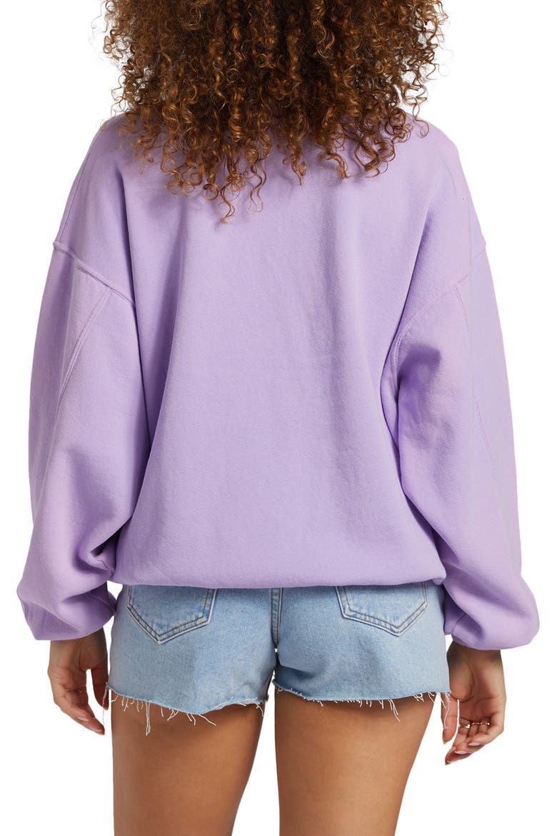 Aloha Kendal Crewneck Cotton Blend Sweatshirt, Alternate, color, TULIP