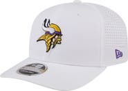New Era Men's New Era White Minnesota Vikings Name Plate 9SEVENTY Adjustable Hat