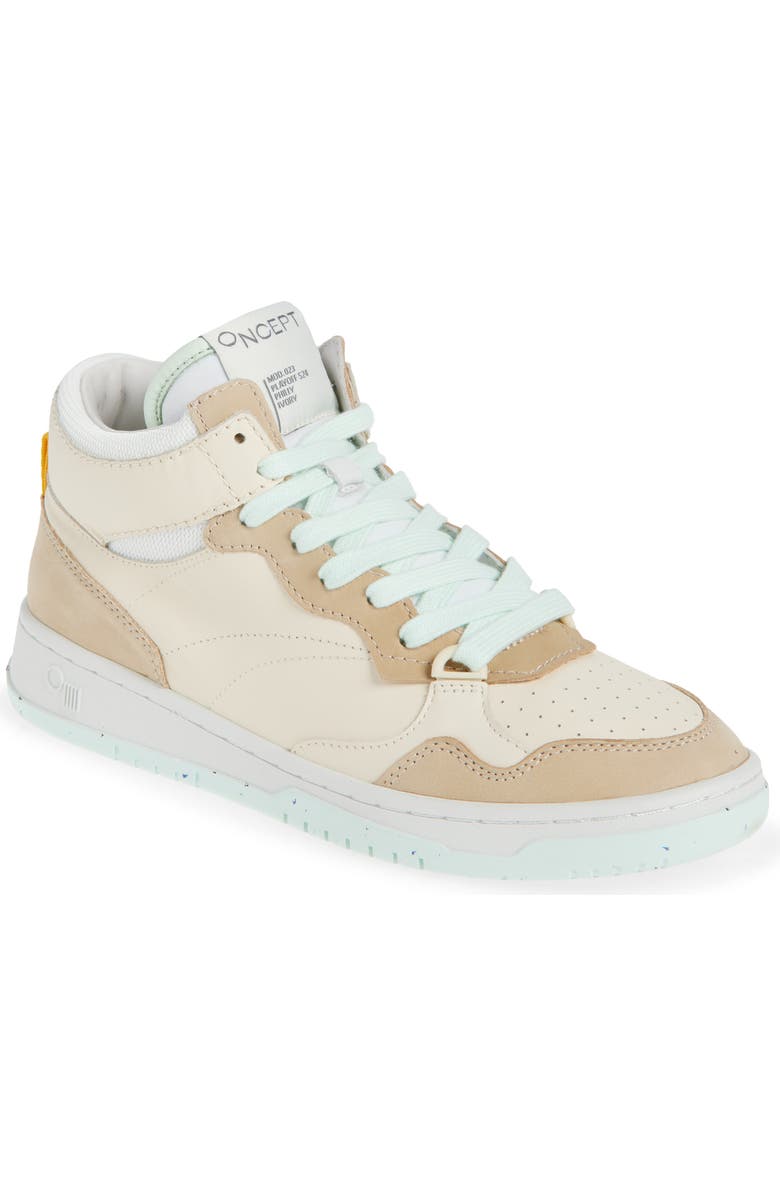 Oncept Philly High Top Sneaker, Main, color, Ivory Multi