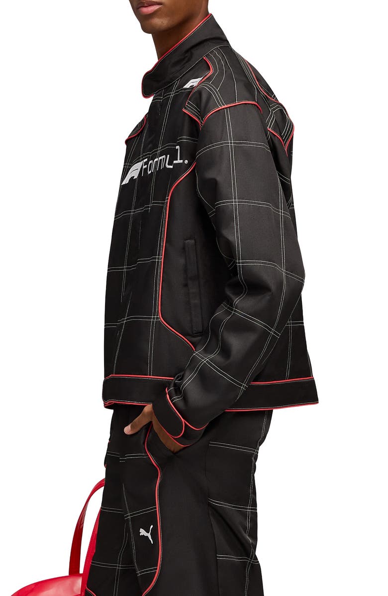 PUMA F1 Lifestyle Racing Jacket, Alternate, color, Puma Black