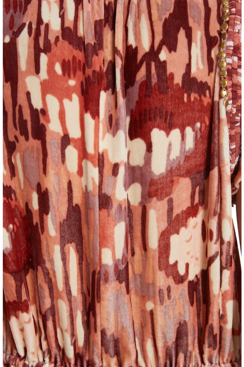 Penny Velvet Minidress, Alternate, color, ROSE