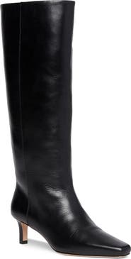 PAIGE Ansley Kitten Heel Knee High Boot