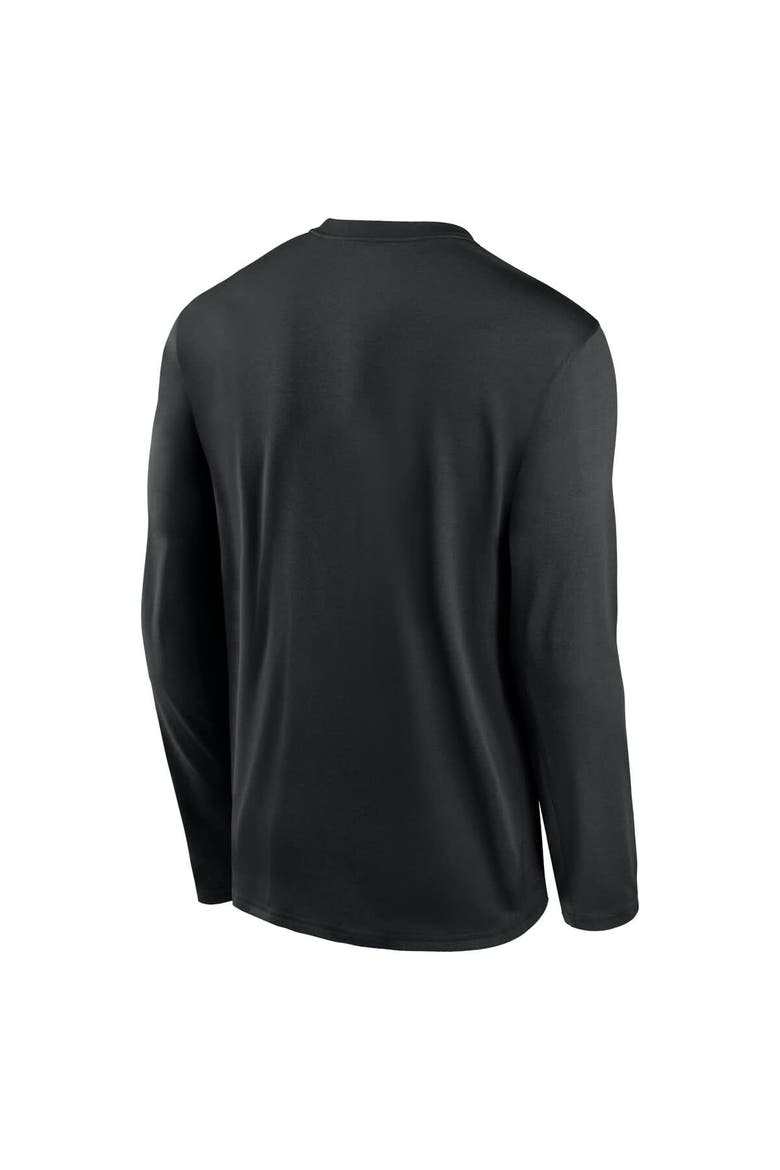 Men's Nike Black Georgia Bulldogs Alternate Logo Lockup Legend Performance Long Sleeve T-Shirt, Alternate, color, Black