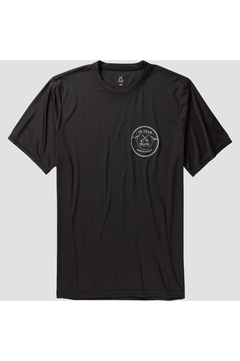 Unisex Quick Dry Short-Sleeve T-Shirt, Alternate, color, Black