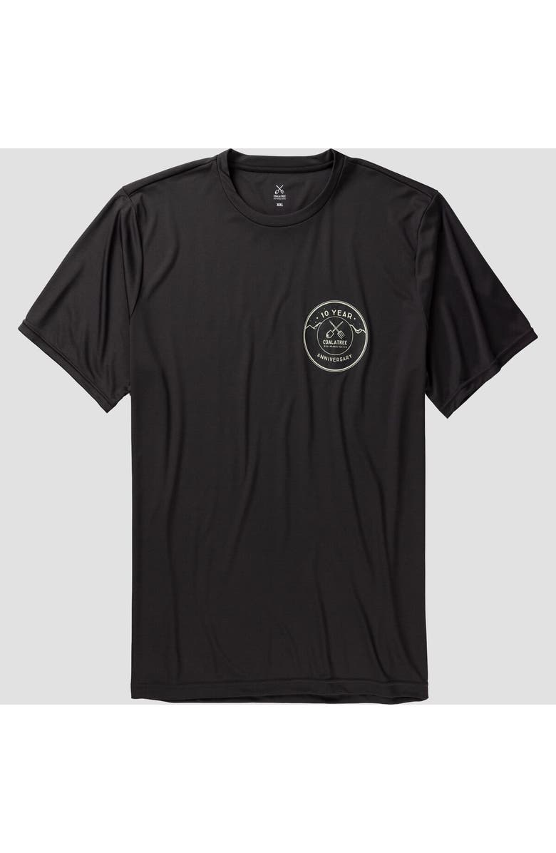 Coalatree Quick Dry Short-Sleeve T-Shirt - Unisex, Alternate, color, Black