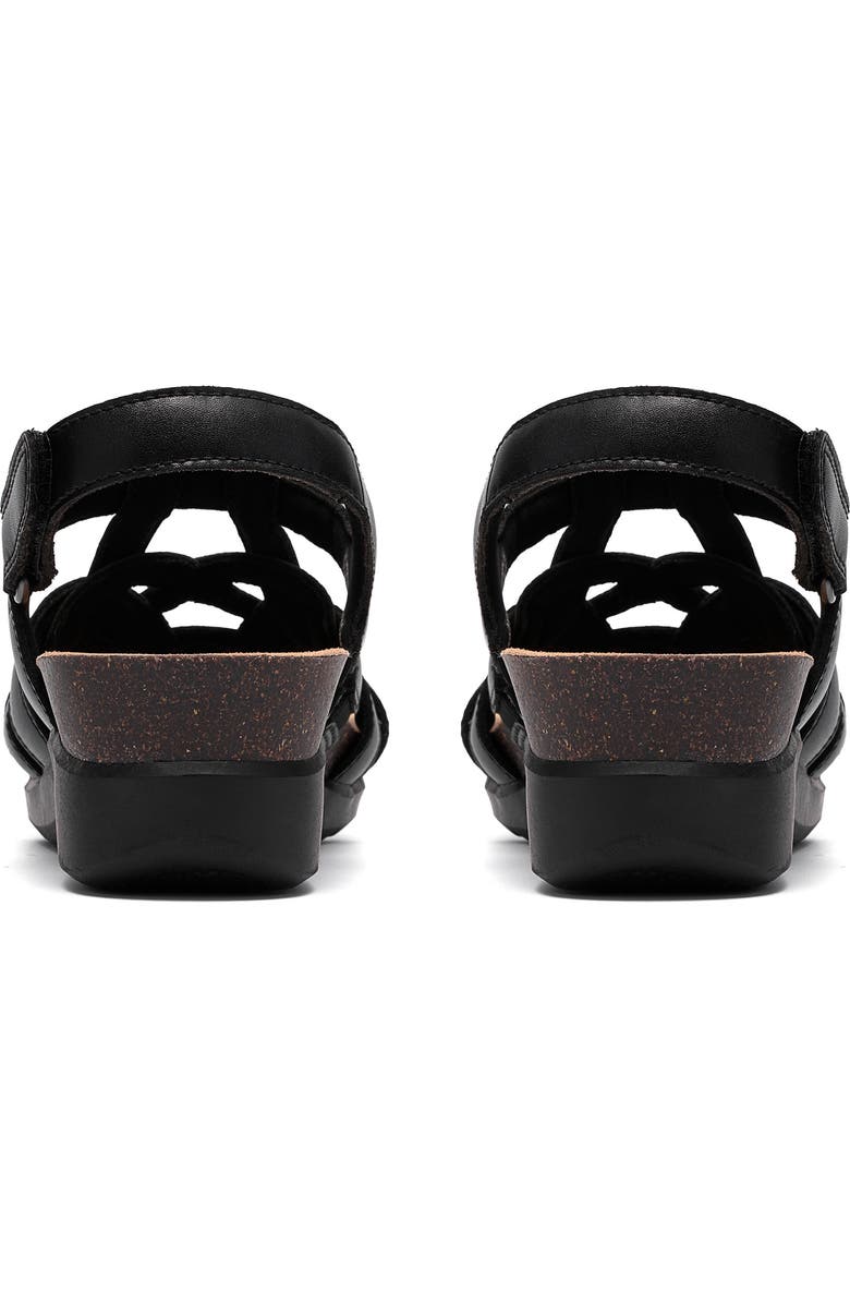 Clarks<sup>®</sup> Calenne Gracie Wedge Sandal, Alternate, color, Black Combi