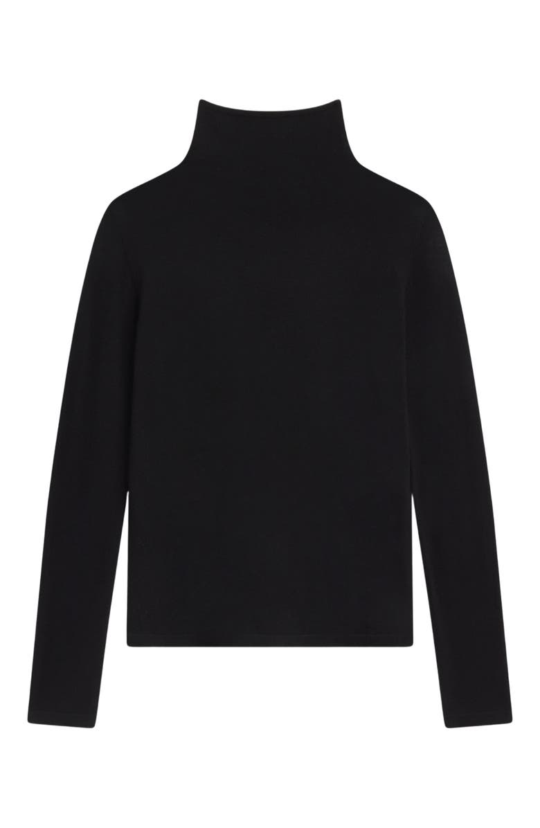 Almina Concept Funnel Wool/Cash Turtleneck, Alternate, color, Black