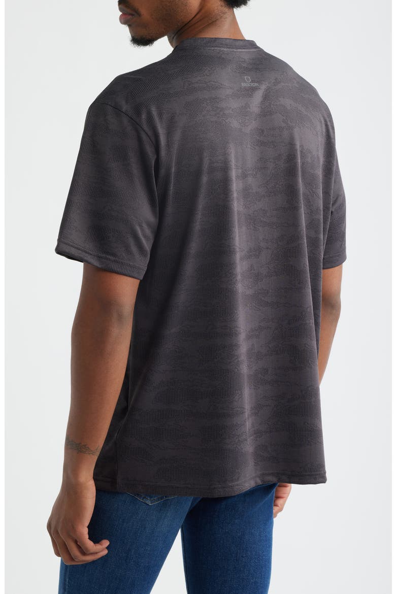 Journey Mesh Knit T-Shirt, Alternate, color, BLACK TIGER CAMO