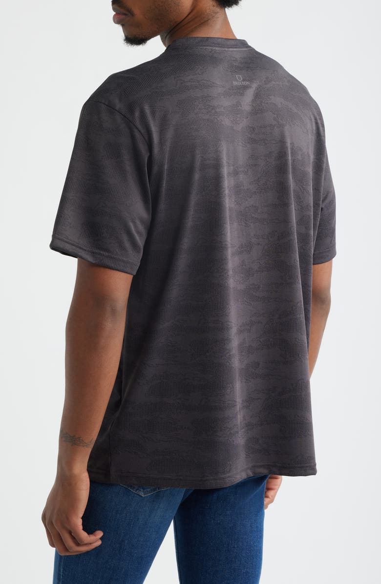 Brixton Journey Mesh Knit T-Shirt, Alternate, color, Black Tiger Camo