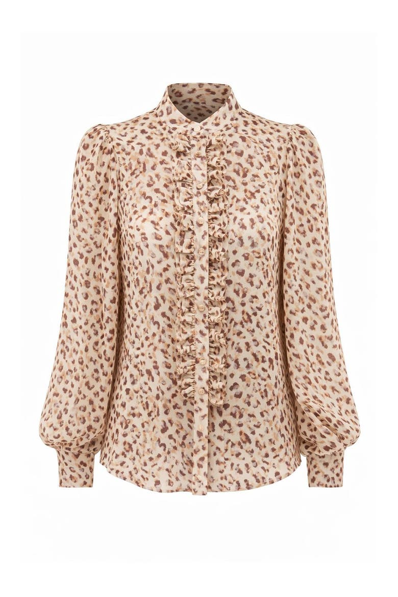 Eloise Long Sleeve Shirt, Alternate, color, Beige