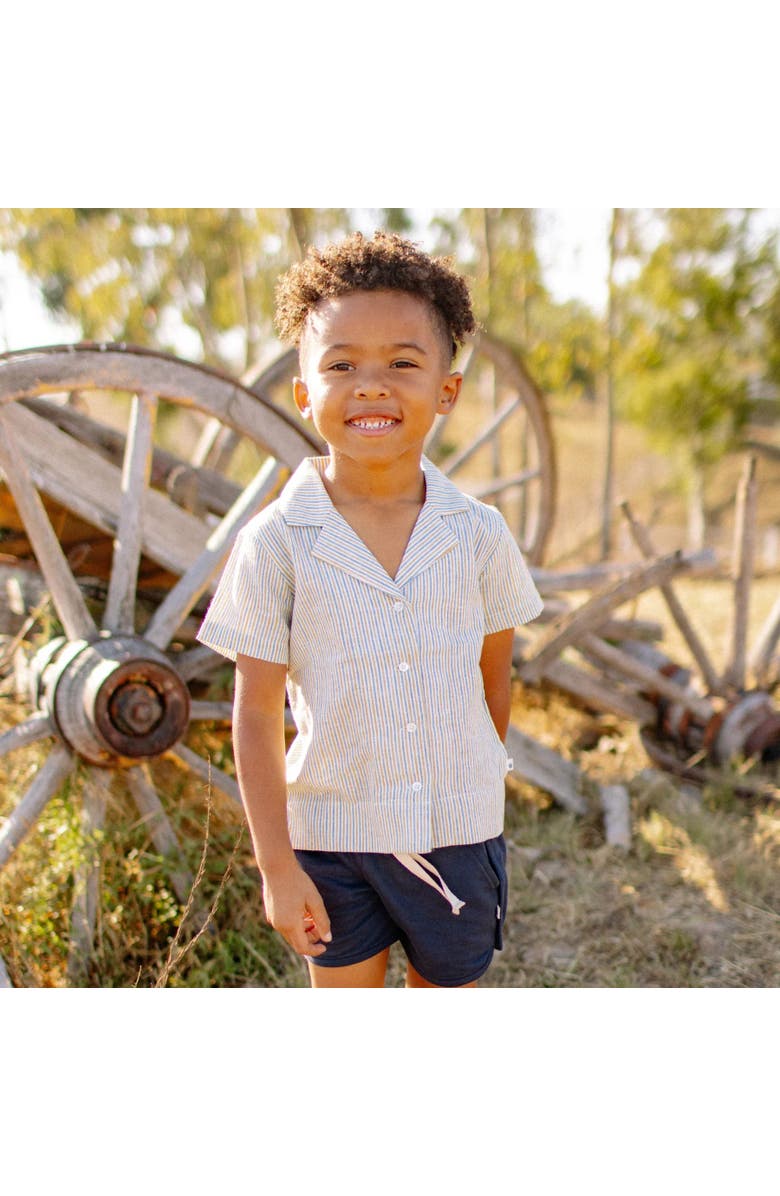 Jackalo Kids' Dylan Camp Shirt, Alternate, color, Olive