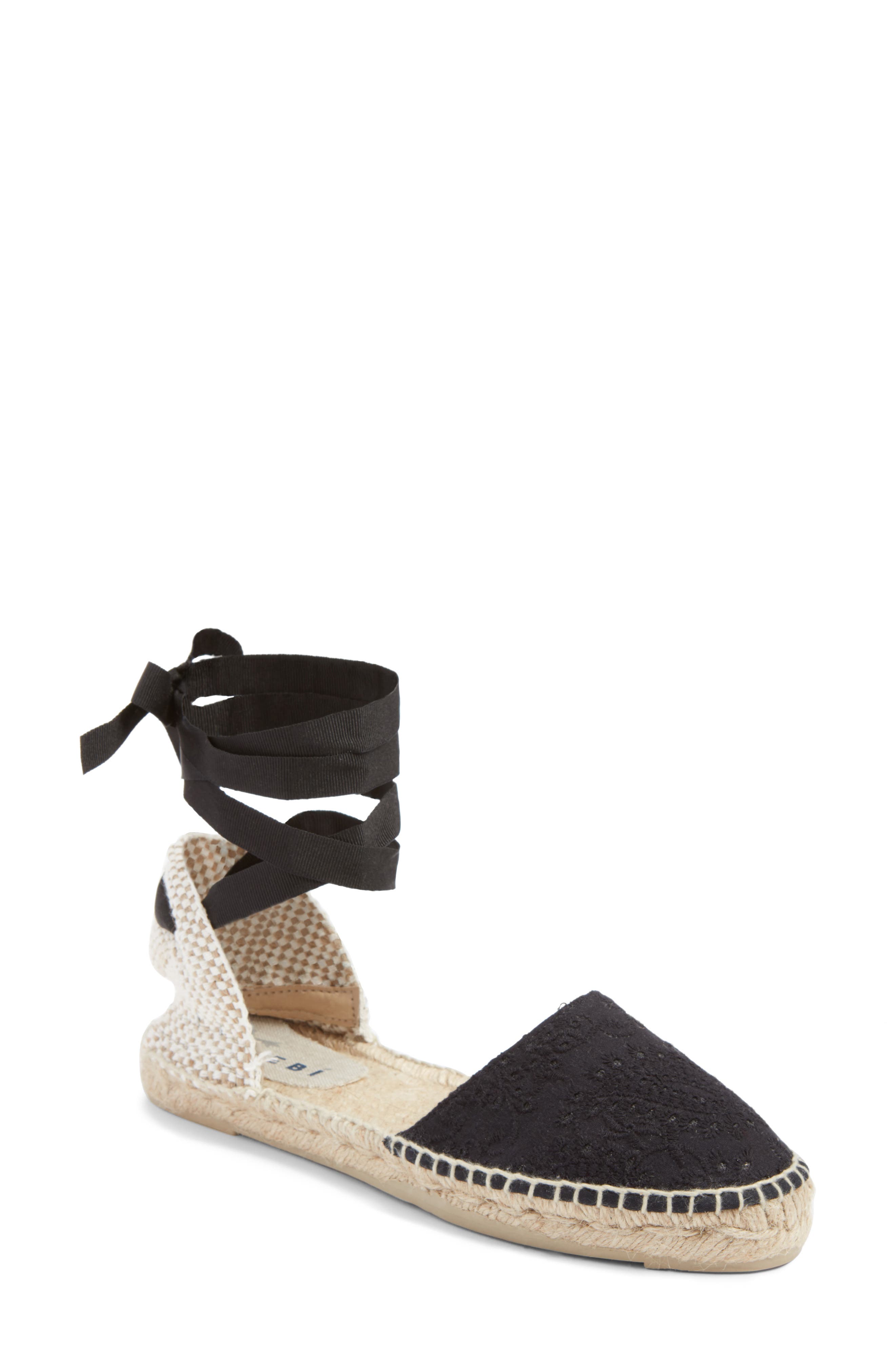 MANEBI ́ Paris Lace-Up Espadrille Sandal, Main, color, 