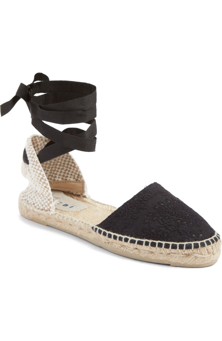 MANEBI ́ Paris Lace-Up Espadrille Sandal, Main, color,