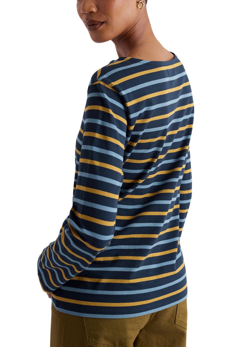 Sailor Organic Cotton T-Shirt, Alternate, color, TRI BRETON CADET