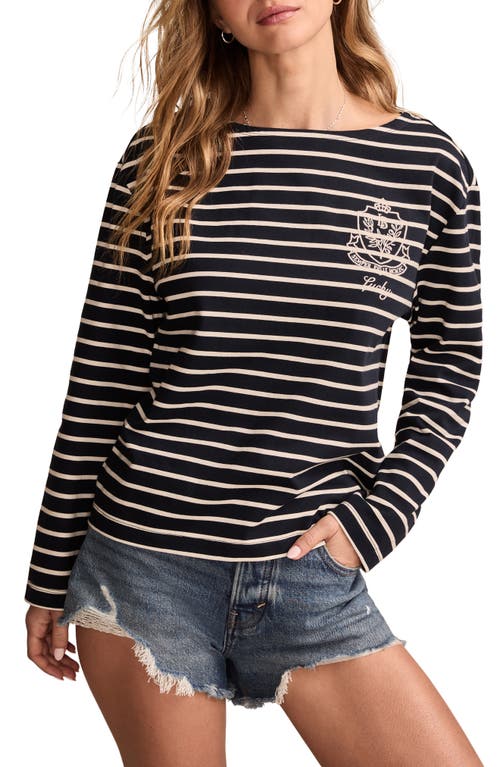LUCKY BRAND LUCKY BRAND SAILOR STRIPE LONG SLEEVE T-SHIRT 