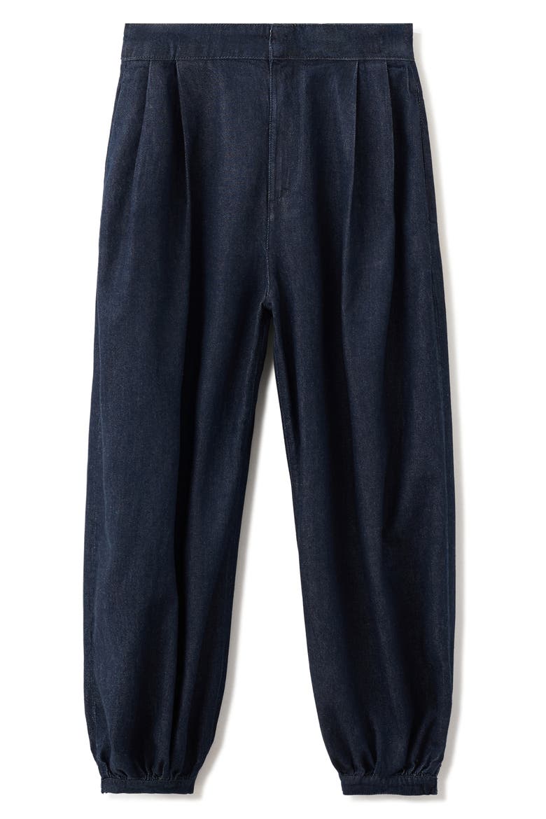 Souffle Balloon Jeans, Alternate, color, OPEN BLUE