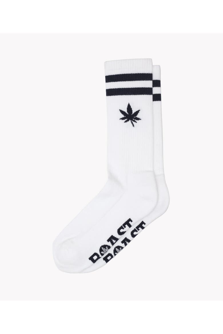 Retro Calf Sock - 3 Pack, Main, color, White Navy