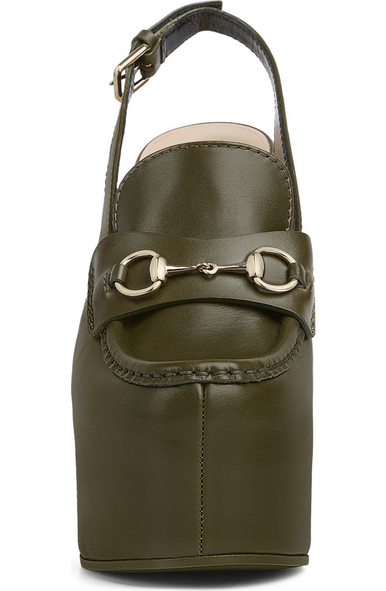 Gucci Horsebit Platform Slingback Loafer Pump, Alternate, color,