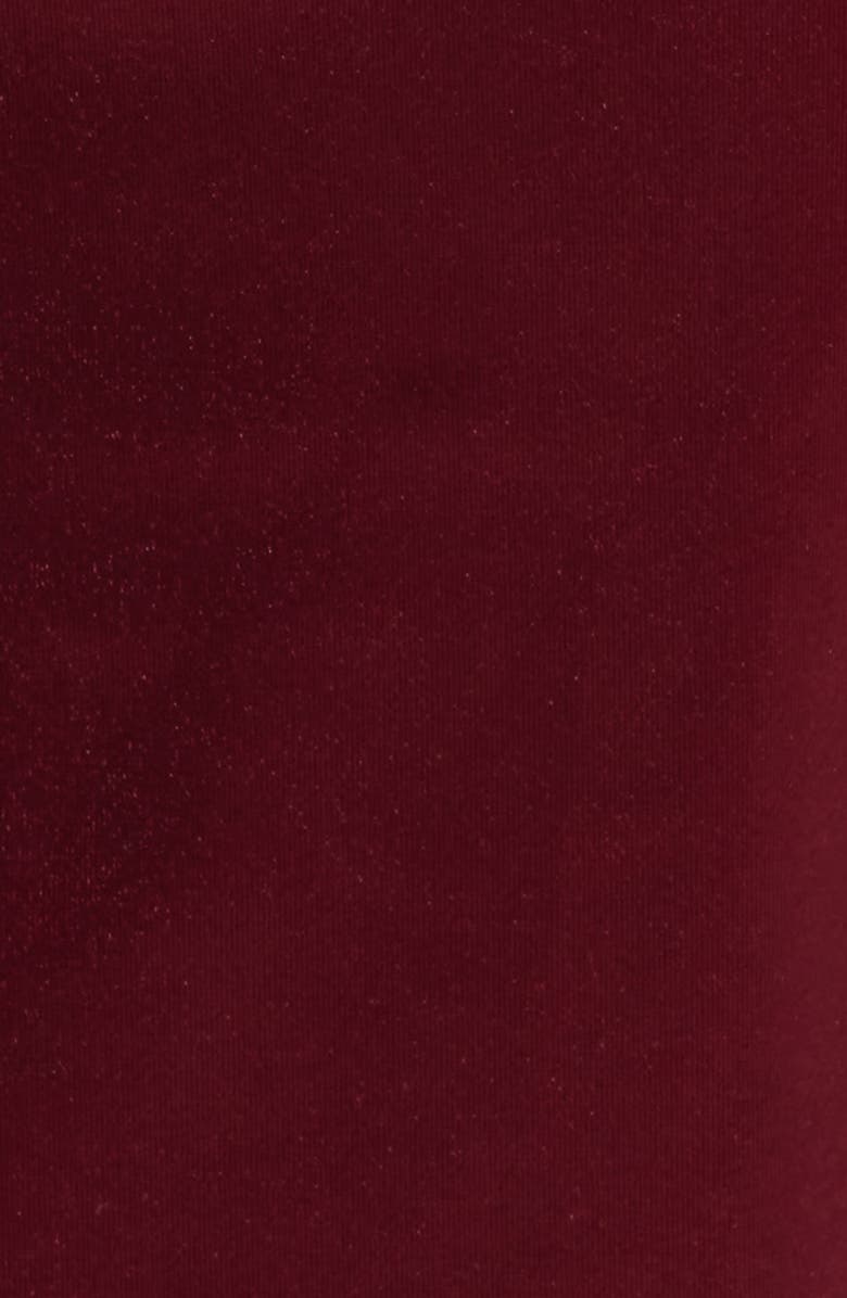 Emerald Sundae Off the Shoulder Satin Midi Dress, Alternate, color, Wine