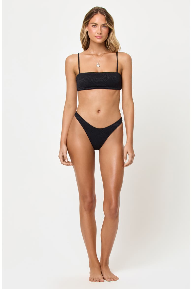 Lux Print Swim Top, Alternate, color, BLACK SHELLPRESS