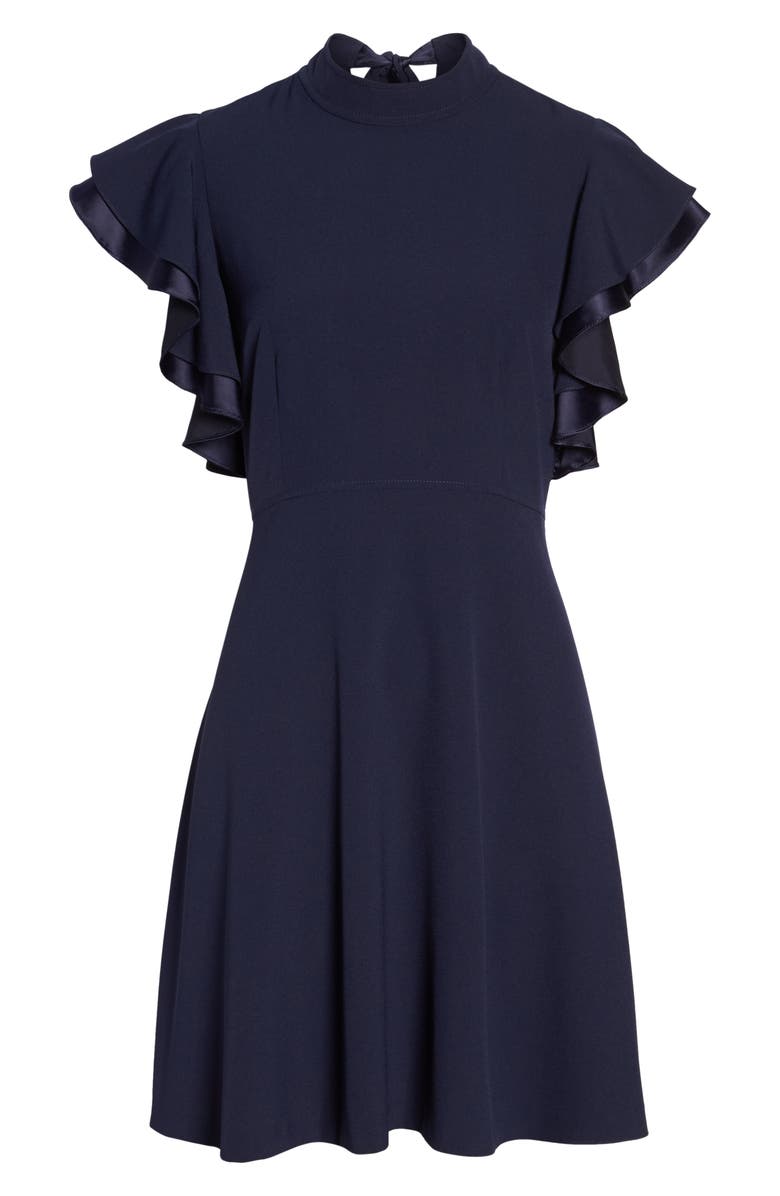 Chelsea28 Crepe Fit & Flare Dress, Alternate, color,