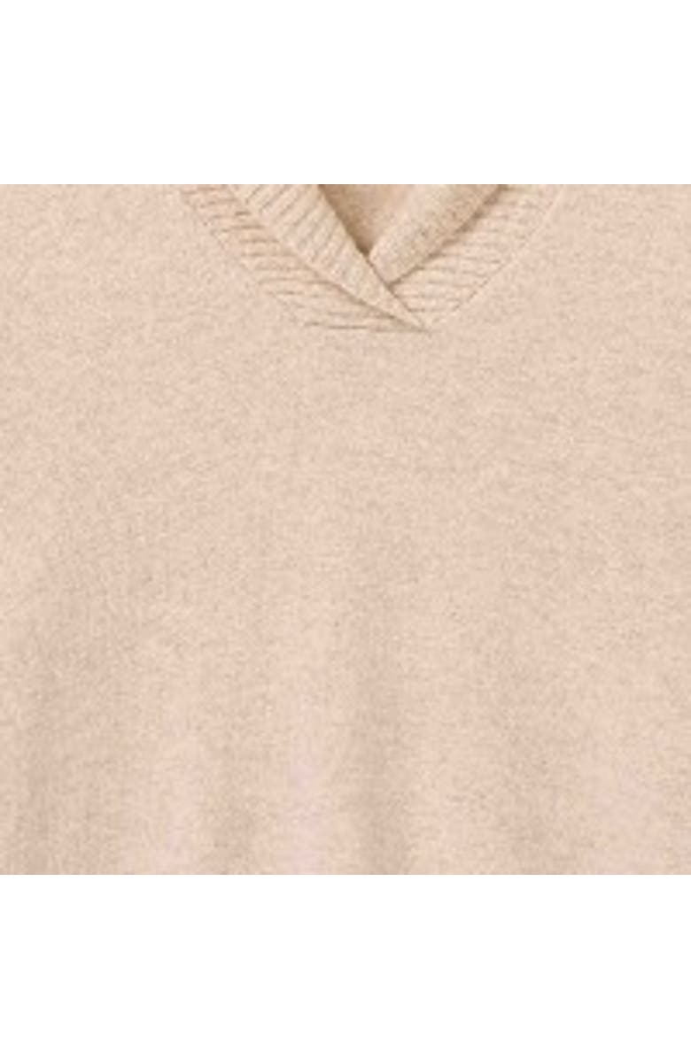 Celtic & Co. Lambswool Shawl Collar Knitted Jumper, Alternate, color, Oatmeal