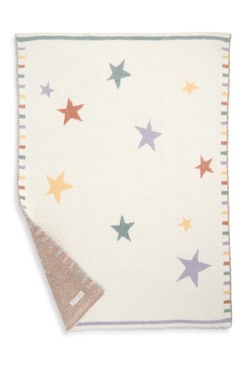 Star Jacquard CozyChic® Stroller Blanket, Main, color, CREAM MULTI