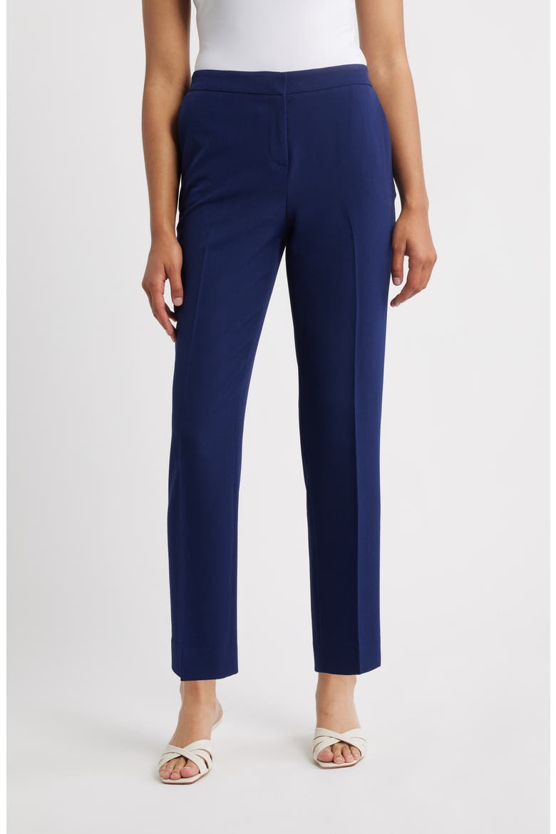Straight Leg Pants, Main, color, KASPER NAVY