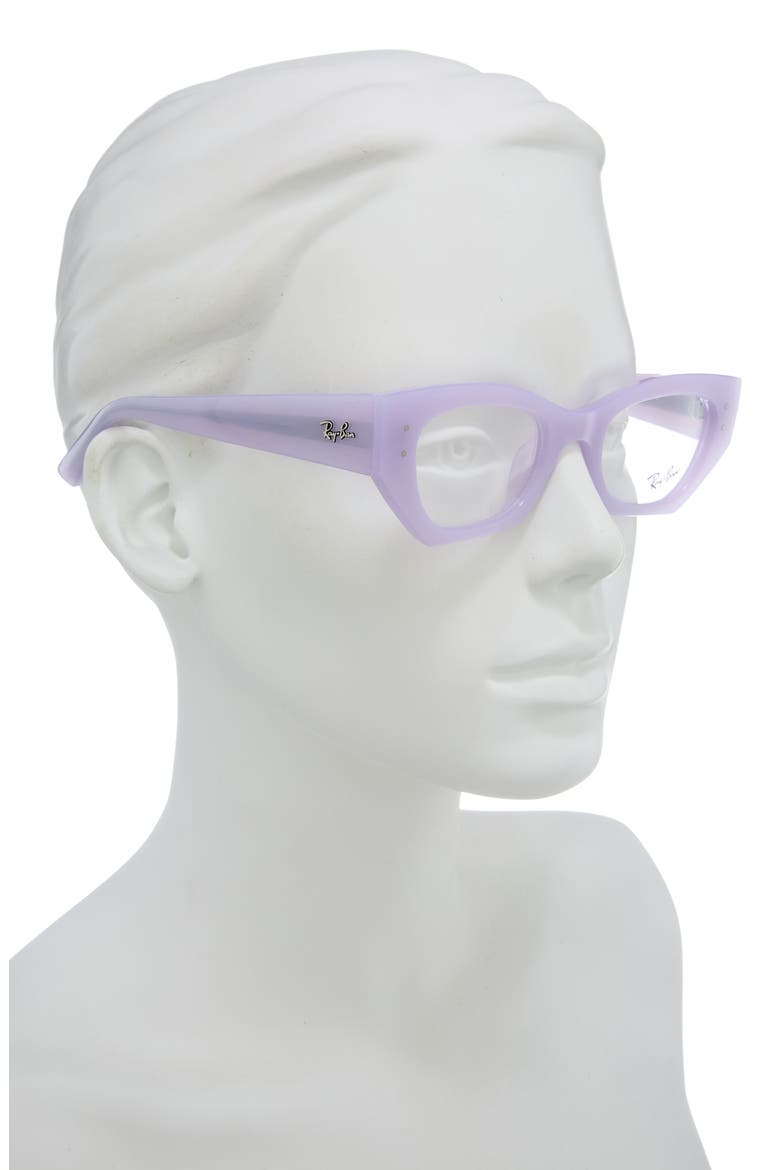 Zena 49mm Irregular Optical Glasses, Alternate, color, LILAC