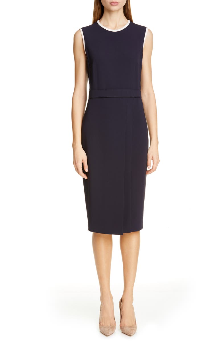 Max Mara Farad Crepe Sheath Dress, Main, color, 