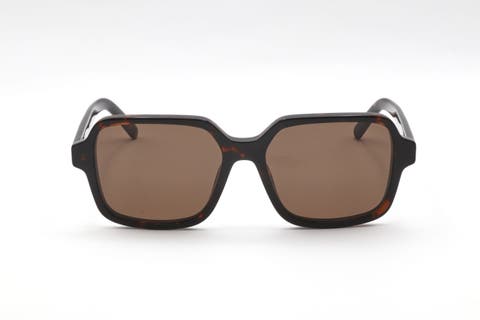 56mm Square Sunglasses
