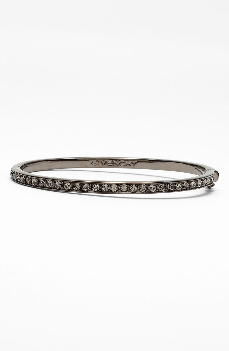 Givenchy Thin Pavé Bangle, Main, color, 
