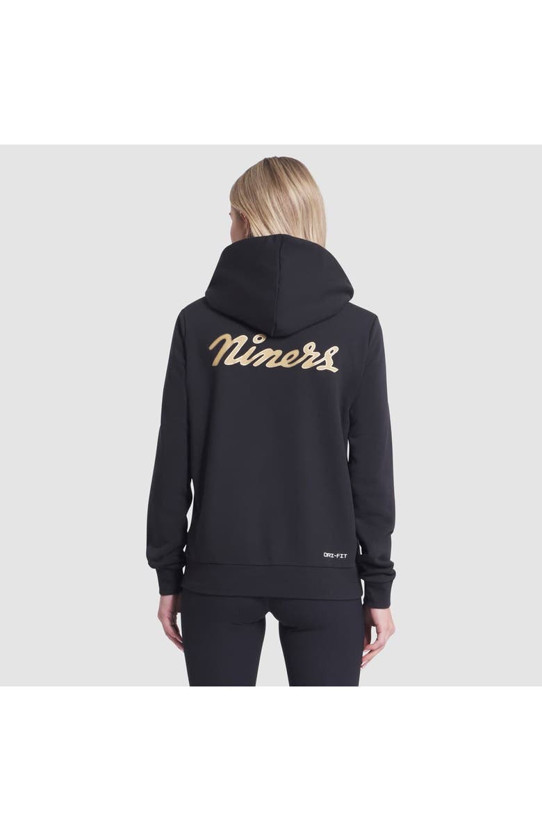 Nike Women's Nike Black San Francisco 49ers 2025 Rivalries Collection Standard Issue Sideline Dri-FIT Hoodie, Alternate, color, Black