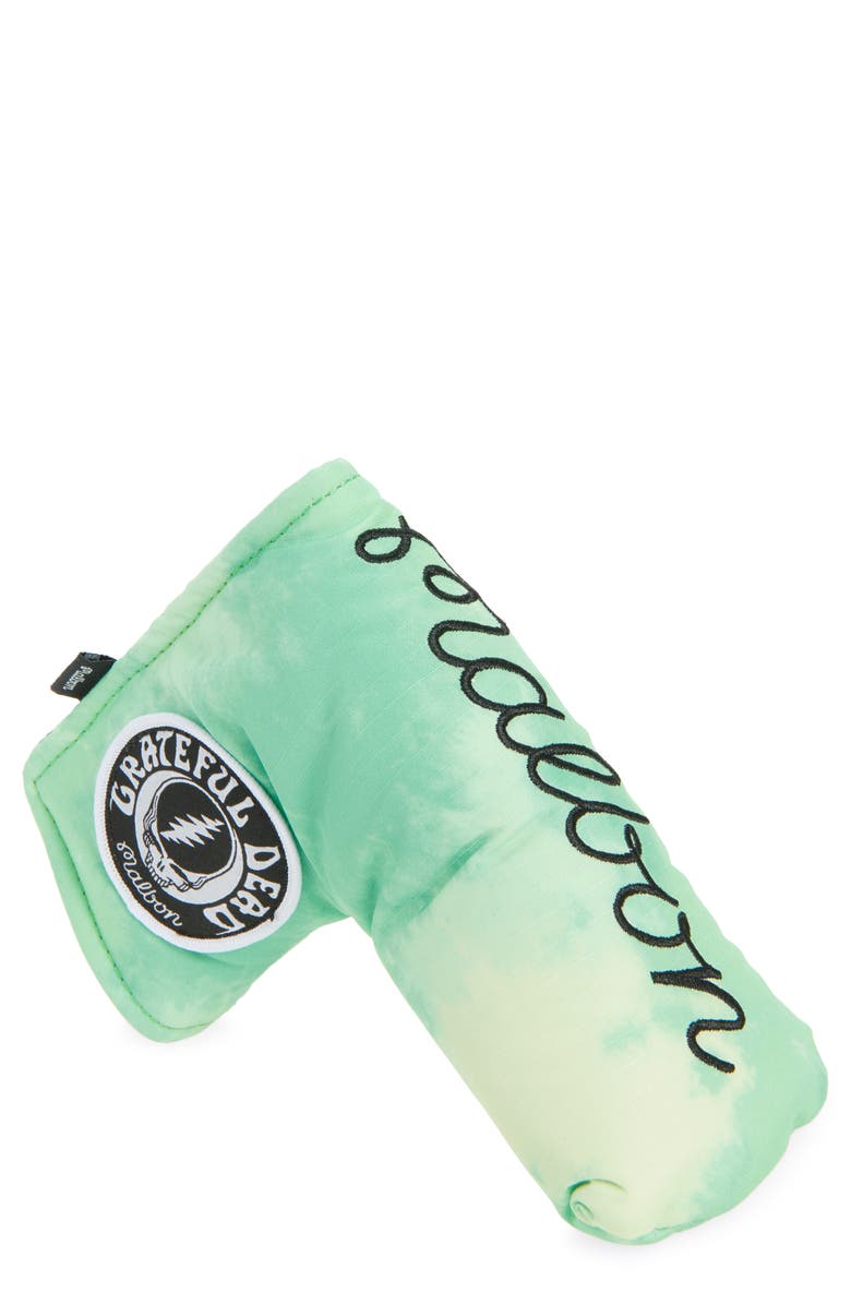 Malbon Golf Grateful Dead Blade Cover, Main, color, Green Tie Dye