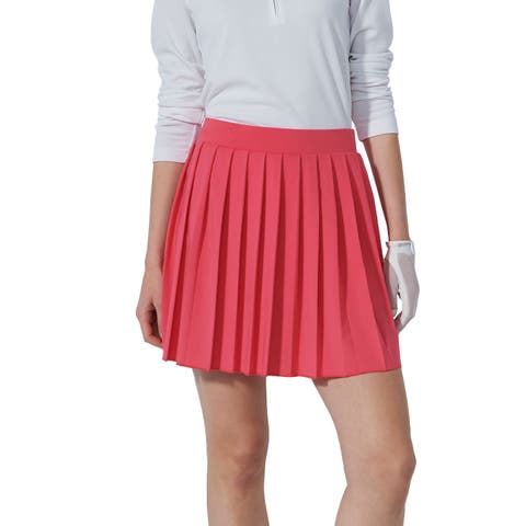 Pleated 15 Inch Womens Golf Skort