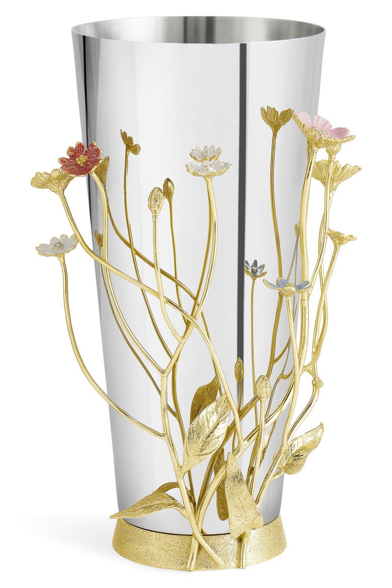 Wildflowers Large Vase, Main, color, SILVER MULTI