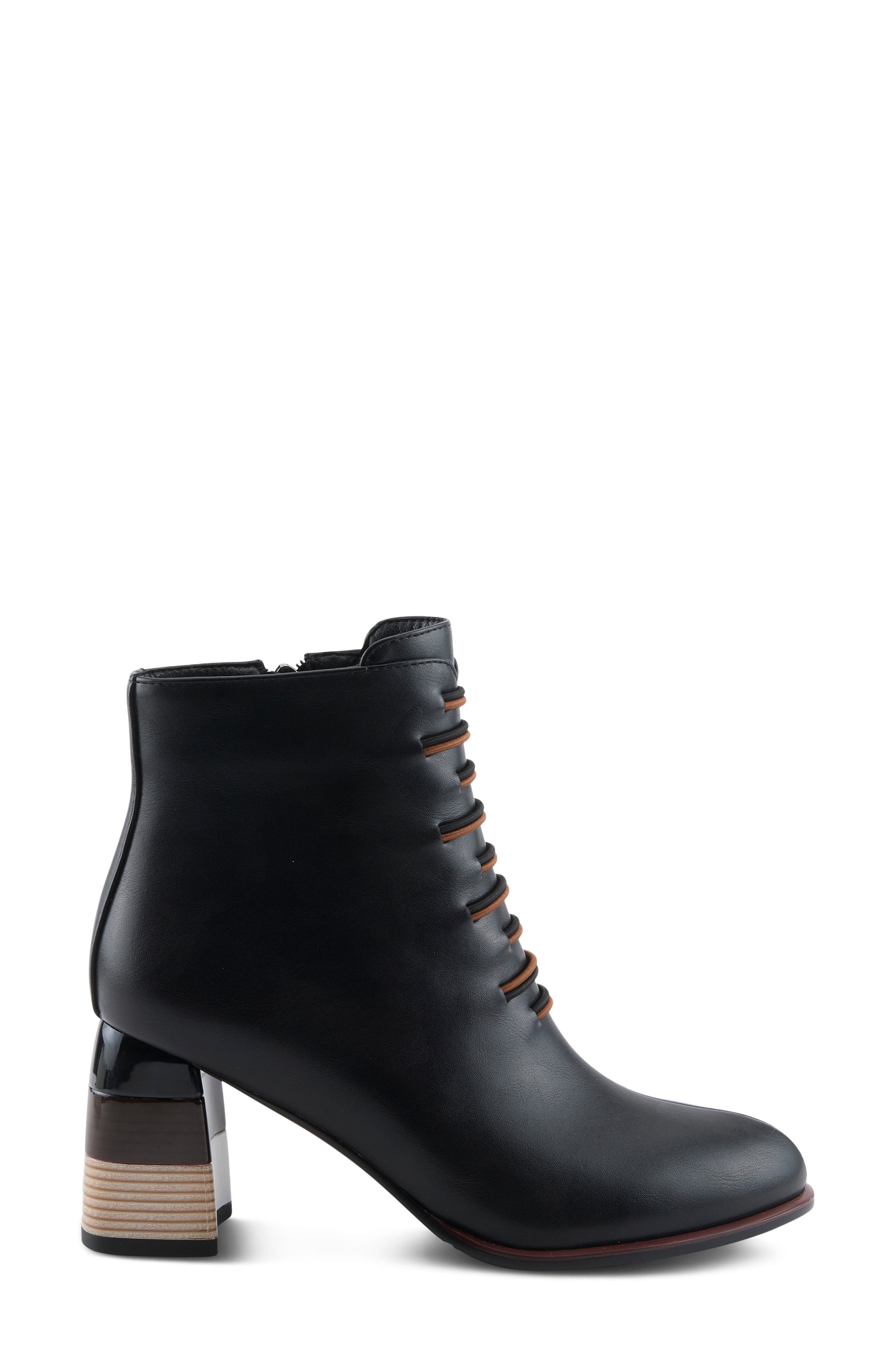 AZURA BY SPRING STEP Zontal Faux Leather Bootie (Women) | Nordstrom