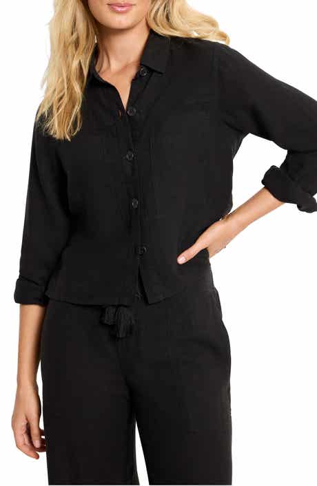 NIC+ZOE Rumba Linen Blend Shirt Jacket