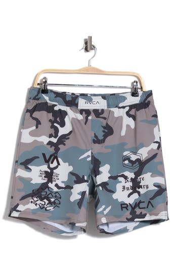 Rvca Scrapper Ii Mma Fighting Shorts In Camoflauge