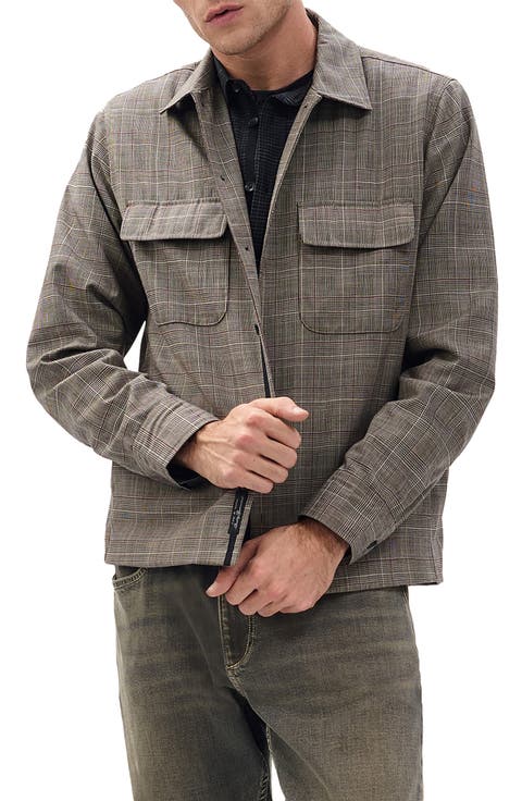 Isaiah Glen Plaid Wool Shirt Jacket